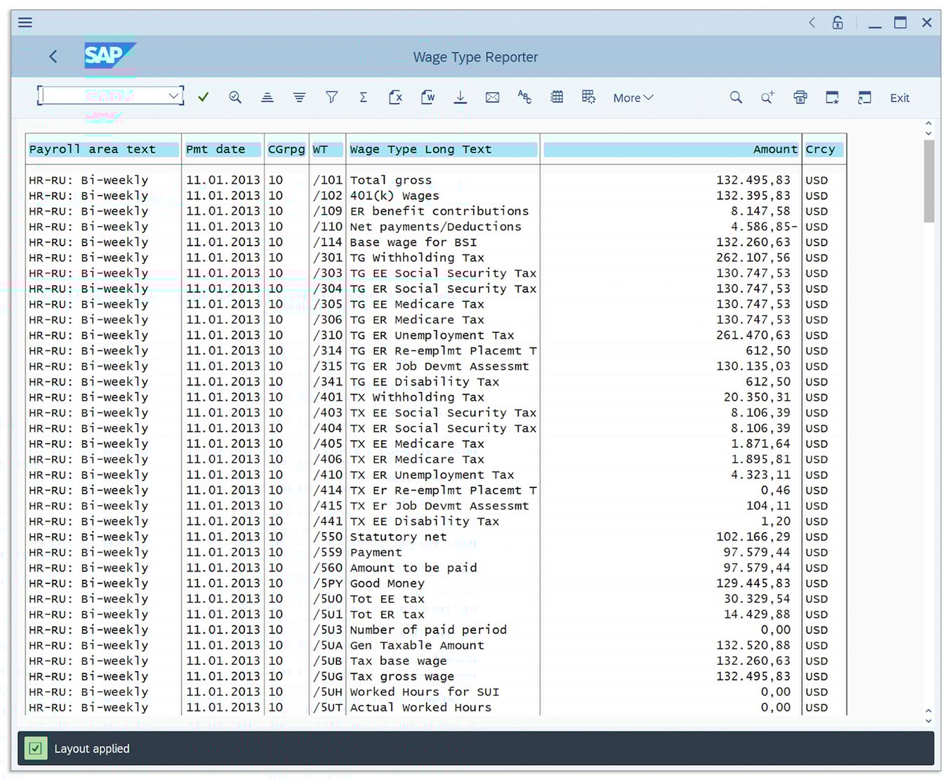 Why struggle with the SAP Wage Type Reporter when you can use Query